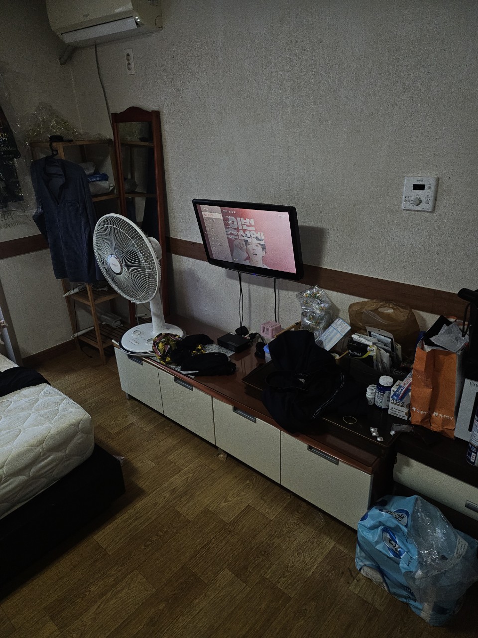 남해 유품정리 전 현장